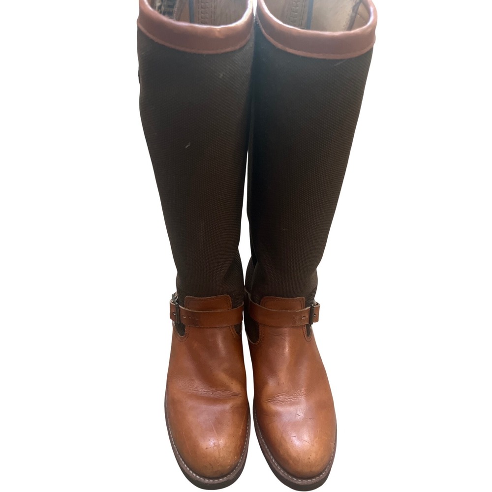 Vtg Chippewa "Descaro" 17" Vipercloth Snake Boots (23913) Men's 9.5 D Usa 1993 - Picture 2 of 10